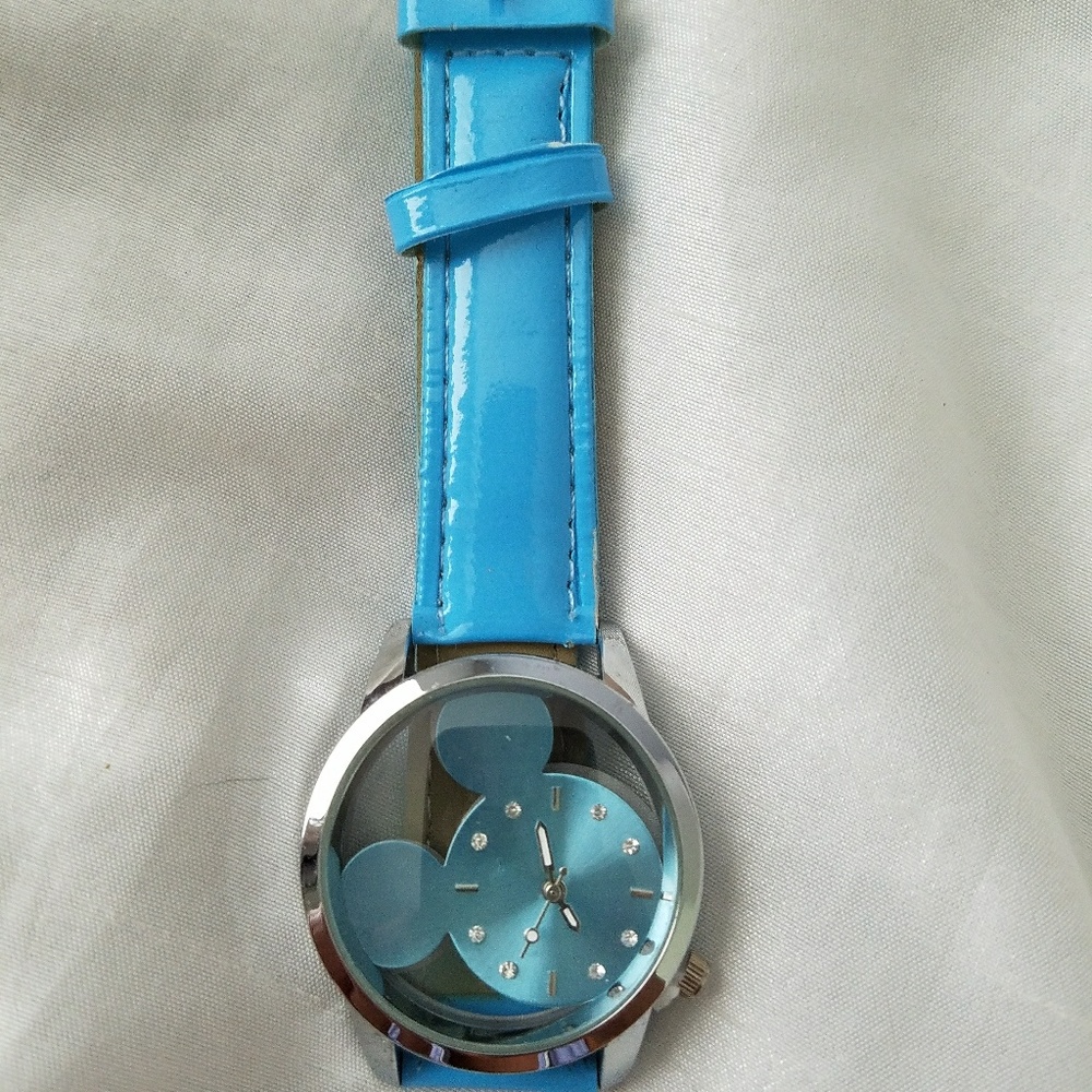 Light Blue Mickey Mouse Watch - Picture 4 of 5